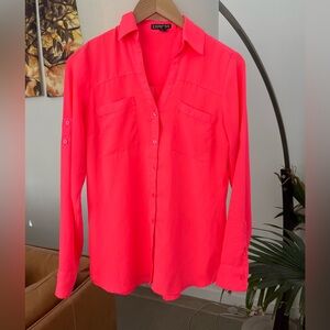 Express Bright Pink Portofino Blouse